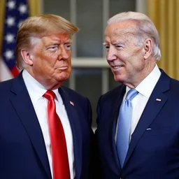 donald trump mixed with joe biden