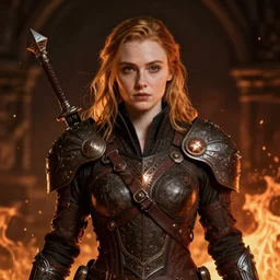 Sophie Turner as the fire keeper from Dark Souls 3, highly detailed portrait by Ross Tran and Angel Ganev, photorealistic, RTX ON, trending on cgsociety