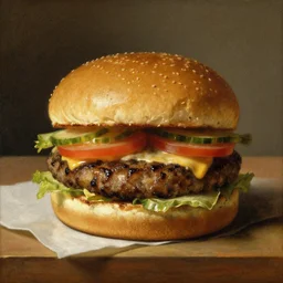 rembrandt painting of durrr burger