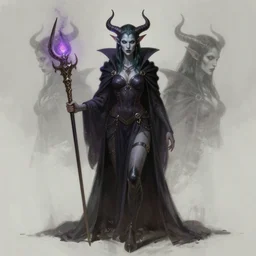 a concept art painting of a evil female half - orc sorceress, art by karol bak and mark brooks and artgerm, centered, trending on artstation
