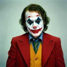 technicolor kodachrome photograph of conan o'brien as the joker