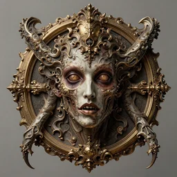 horrifying baroque humanoid interface, 8 k, highly detailed, realistic, refined, bautiful, fine art photography, hyper realistic, in the style of greg rutkowski, by artgerm, by gustave dore, by marco turini, photorealistic, elegant, sharp focus, majestic, award winning picture, intricate, artstation,