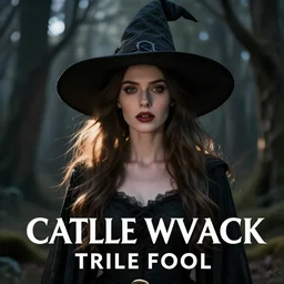 witch in a witch scene, fantasy art poster style