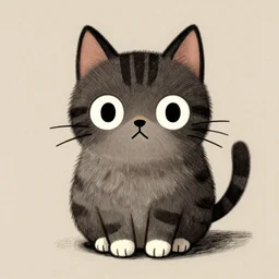 cute cat by simon stalenhag