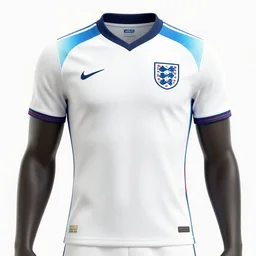 a mickey wearing england soccer team shirt.