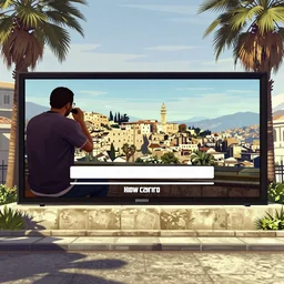 Jerusalem GTA 5 loading screen illustration