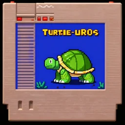 Screenshot of the NES game Turtle Tamers, 1990