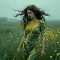 viridian, archean by m. w. kaluta, by jim burns, by zaha hadid romantic, sinister. a beautiful body art. wind snapped at me, warm & fragrant. the atmosphere was thick with pollen & micro - organisms, goading my body ’ s ancient defences.