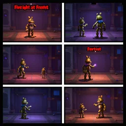 the game five nights at freddy's with the brand new fortnite dlc, gameplay screenshots
