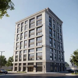 A building, photorealistic, realistic, OctaneRender, 3D render, Blender, Unreal Engine