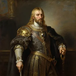 an oil painting of the Barron Harkonnen by Karl Bryullov
