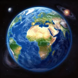 an empire of galaxy hovering over earth, illustration, imagination, future, hyper realistic, ultra realistic, art station, pixelart, greg rutkowski, painting, realism