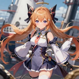 Chen from Touhou as a shipgirl from Kantai Collection ,highly detailed , 4K , raytraced , digital drawing, 4k, HDR, smooth, sharp focus, illustration, Anime wallpaper, intricate ,trending on artstation