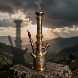 mark mcgowan smoking cannabis from a bong