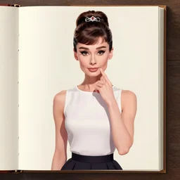 Audrey Hepburn in a  blade and soul  spinoff artbook  rendered by the artist Hyung tae Kim , trending on Artstation by Hyung tae Kim, artbook, Stanley Artgerm Lau