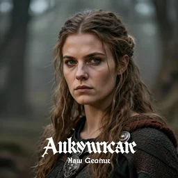 head and shoulders portrait of a barbarian, female, high fantasy, dnd, instagram