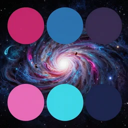 Astronomy Demon cosmic color scheme