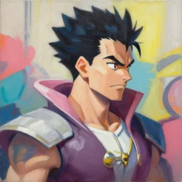 greg manchess portrait painting of eren jager as overwatch character, medium shot, asymmetrical, profile picture, organic painting, sunny day, matte painting, bold shapes, hard edges, street art, trending on artstation, by huang guangjian and gil elvgren and sachin teng