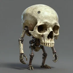 skull robot, style game life is strange of square enix, trending on artstation, painted by greg rutkowski, render with game the last of us parte ii details
