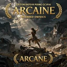 an action still from arcane