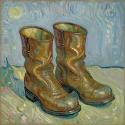 Van Gogh’s painting of a pair of old boots