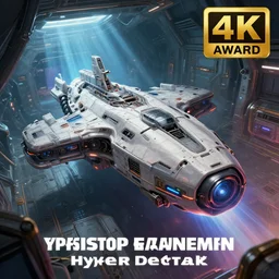 spaceship, engineering bay, photo realistic, dynamic lighting, artstation, poster, volumetric lighting, 4 k, award winning, a detailed painting by ross tran hyperdetalized, anime | 2 d game art | official art, smooth, cyberpunk, tech