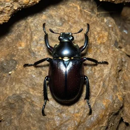unknown beetle species found in a cave