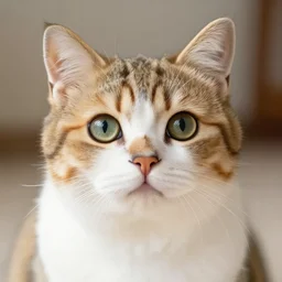 super cute, photorealistic, cute and amazing, beautiful, female cat
