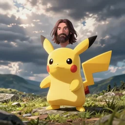 “ a still of a jesus pokemon in the pokemon animated series ”