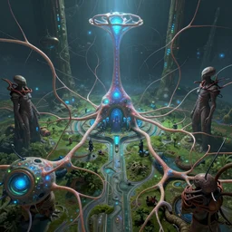 immortal neuron, alien utopia, holy place, protoss, starcraft, intricate, scifi, unique landscape, highly detailed, art by roberto digiglio and furio tedeschi and filippo ubertino