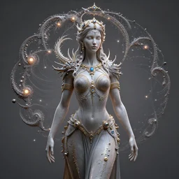 fractal_goddess, 3d_concept_render