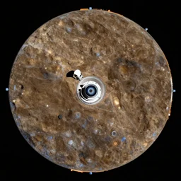 a photo of venus taken by a telescope