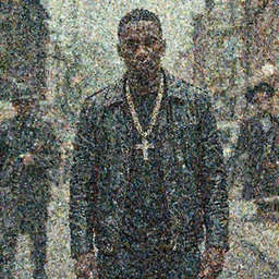 Rapper Chief Keef in the movie 1917 4K quality super realistic
