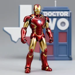 Texas themed Iron Man Doctor Who