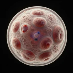 biological cell with organoids by Jan van Kessel