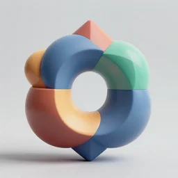 whimsical abstract 3d geometric rendering, hyperrealistic surrealism, award winning masterpiece with incredible details, 3d render trending on ArtStation, highly detailed