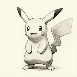 pencil sketch of an unknown pokemon, digital art, traditional, paper, pencil sketch, book cover