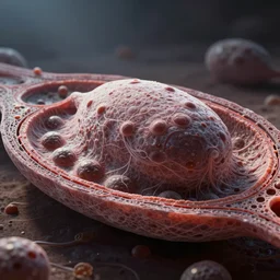 Cross section illustration of a mammal cell