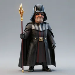darth merkel, 3 d render