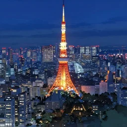 beautiful anime landscape of tokyo at night by makoto shinkai