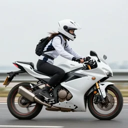 photo of a woman speeding on a motorcyle with a helmet inside of a tunnel, neo - future, highly detailed environment, backlighting, intricate, complicated, complex, digital painting, sharp focus, beautiful composition, intricate details, complementary colors, watercolor, mika ninagawa, utagawa kuniyoshi