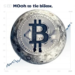 bitcoin to the moon, 1 0 0 k $ chart