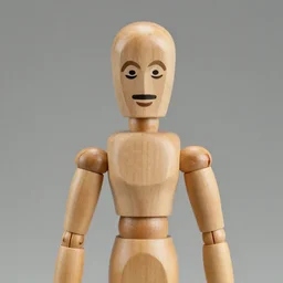 walter white, made of wood