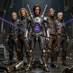 the first laser ever created fantasy character portrait, ultra realistic, wide angle, intricate details, blade runner artifacts, highly detailed by peter mohrbacher, boris vallejo, hajime sorayama aaron horkey, gaston bussiere, craig mullins