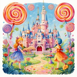 photo of habor : 2 whimsical fairy wonderland vibrant colors candyland wonderland : 4 gouache swirls detailed, design by mark ryden and pixar and hayao miyazaki, unreal 5, daz, hyperrealistic, octane render, cosplay, dynamic lighting, intricate detail, harvest fall vibrancy, cinematic