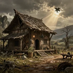 dirty, tavern, Game of Thrones, atmosphere, volumetric lighting, fantasy artwork, very beautiful scenery, very realistic painting effect, hd, hdr, cinematic 4k wallpaper, 8k, ultra detailed, high resolution, artstation