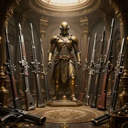 room filled with post apocalyptic melee weapons, exquisite, volumetric lighting, 8 k octane beautifully detailed render, post - processing, extremely hyper - detailed, intricate, epic composition, cinematic lighting, masterpiece, trending on artstation, stunning art by caravaggio, by bakshi, beautiful cinematic light