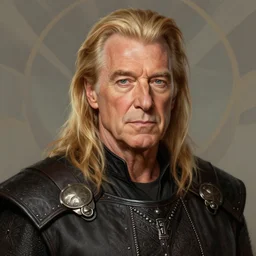 portrait of a dungeons and dragons demigod who looks like anthony hopkins by ralph horsley, rossdraws, matte painting, artstation, on stylized background, masterpiece, highly detailed