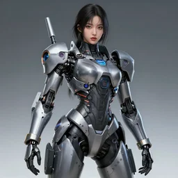 nayeon high - tech mecha pilot, high quality by artgerm