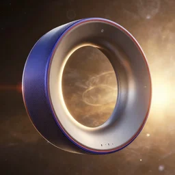 dyson ring in space, intricate abstract, unreal engine tech demo, golden hour